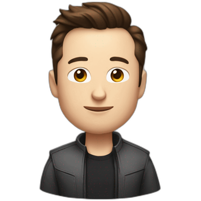 Elon musk as an among us character  emoji