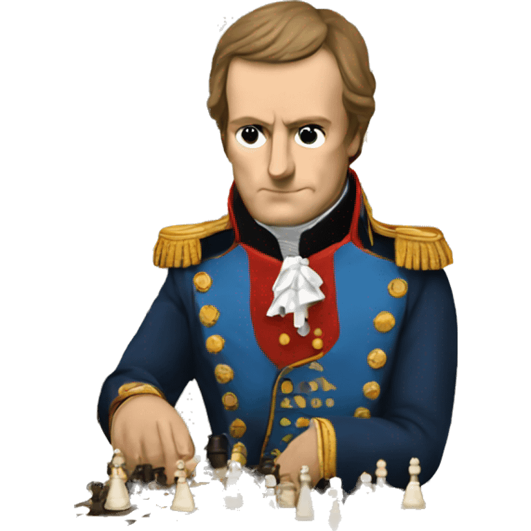 Napoleon playing chess emoji