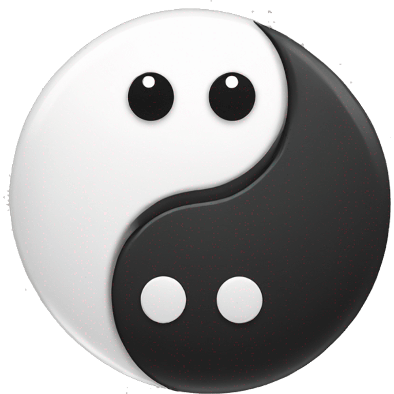 Yin and yang symbol  emoji