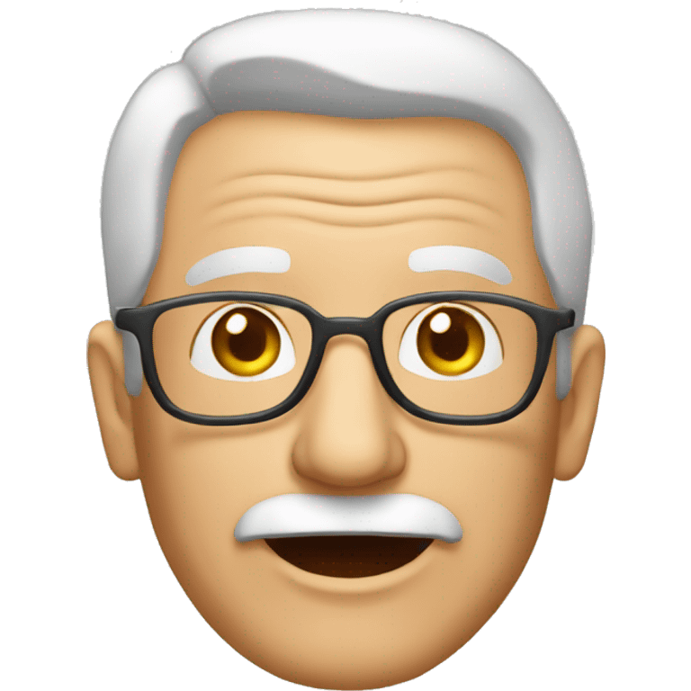 un abuelo con fajos de billetes emoji