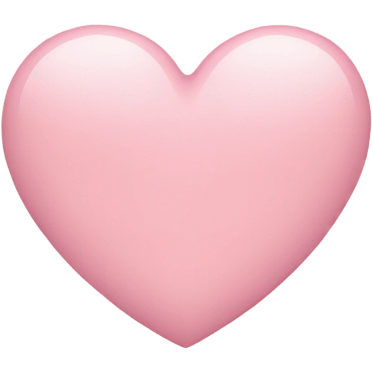 Light pink heart emoji