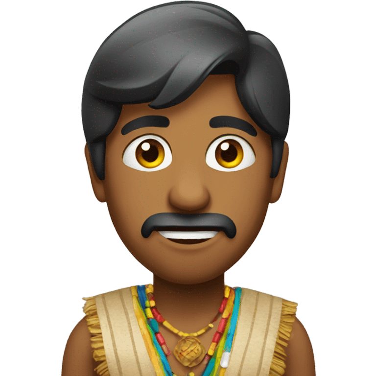 Indian in Colombia partying  emoji