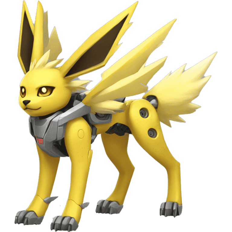 Jolteon-mecha full body emoji