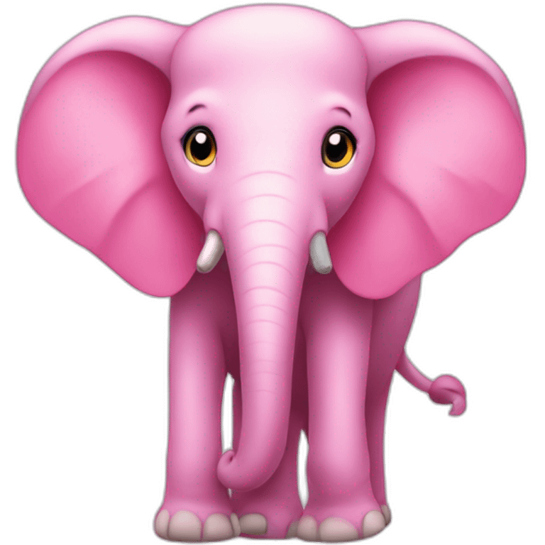 Elefante rosa emoji