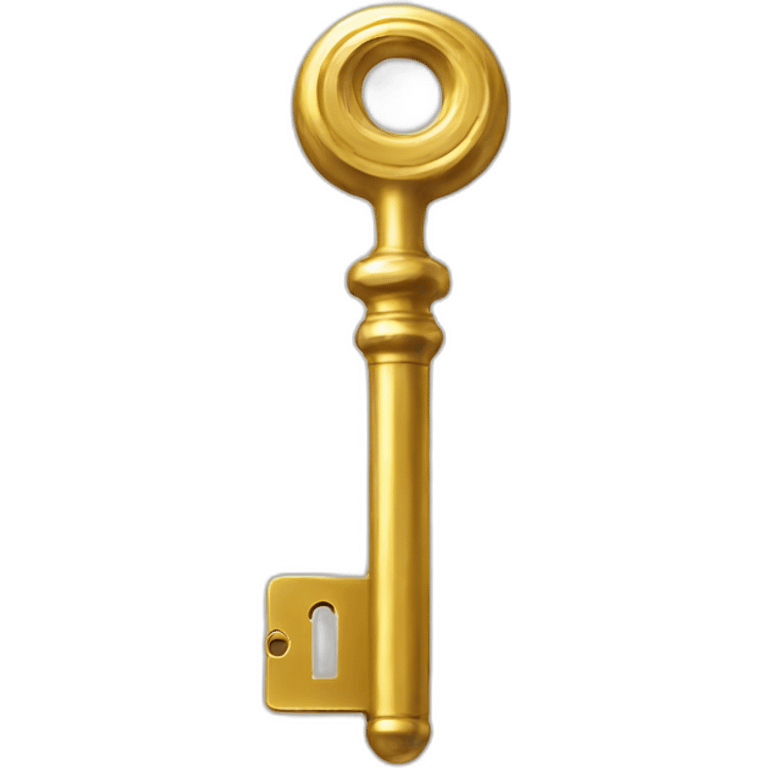 gold door key emoji