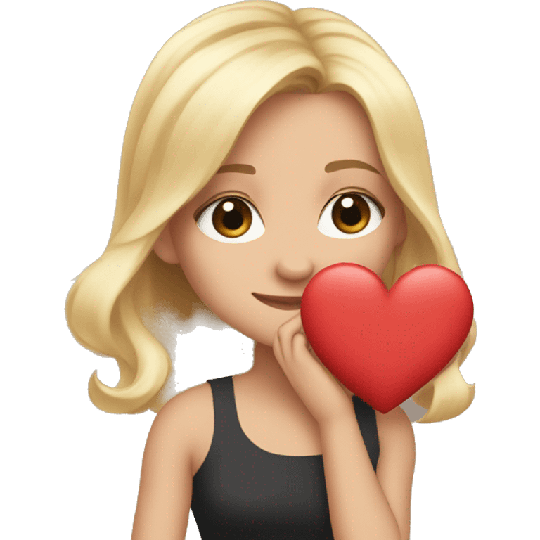 A heart made Witherspoon one hand emoji