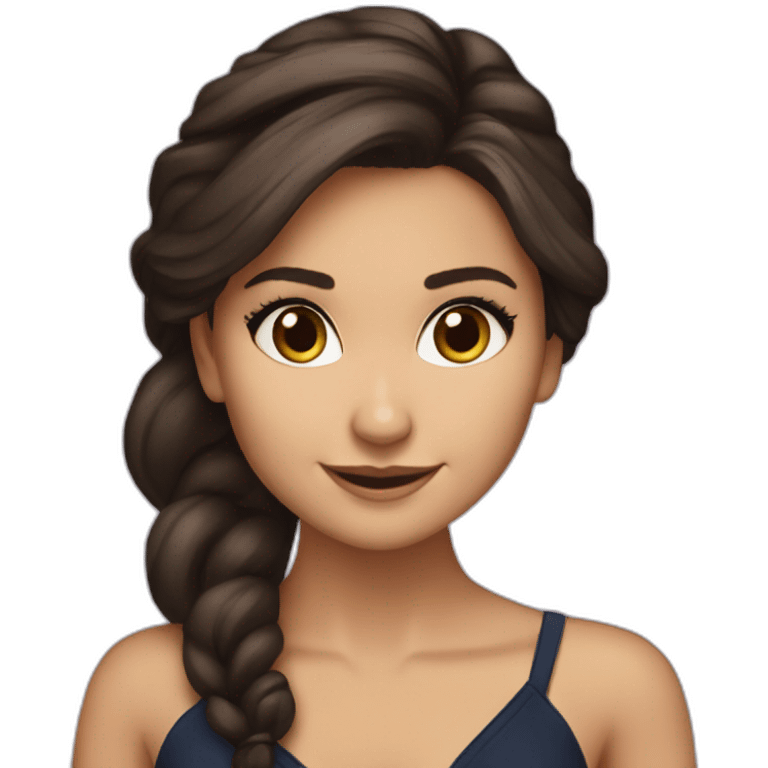 nina dobrev emoji