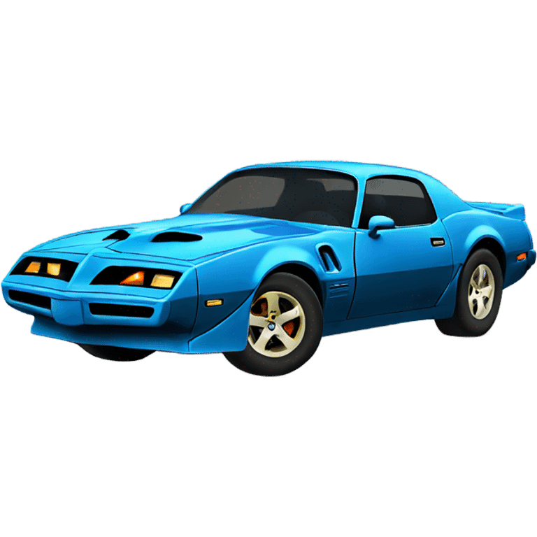 Blue trans am emoji