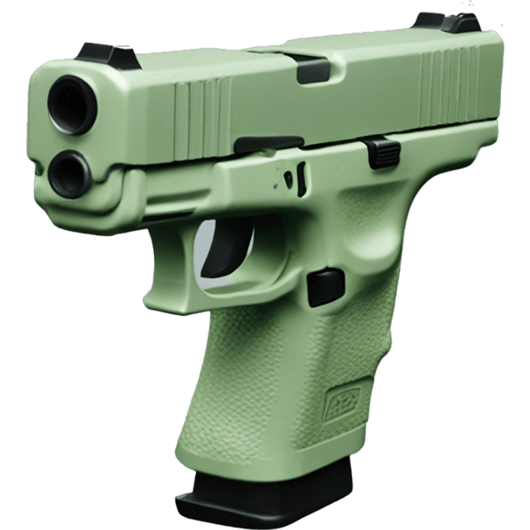 Sage green Glock emoji