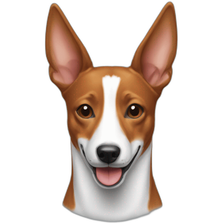 smiling basenji emoji