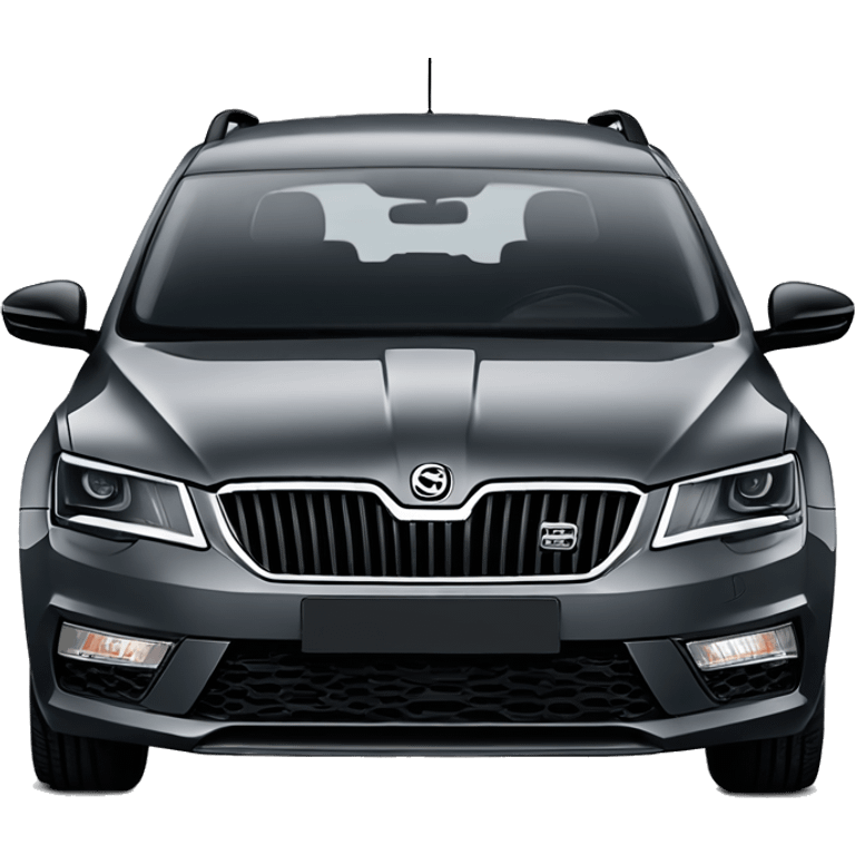 Darkgrey Skoda Octavia RS combi emoji