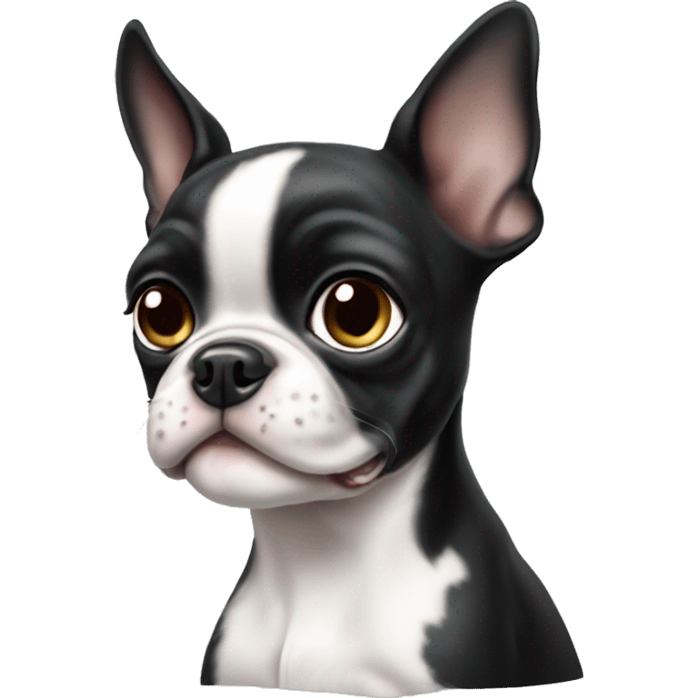 Boston terrier puppy emoji