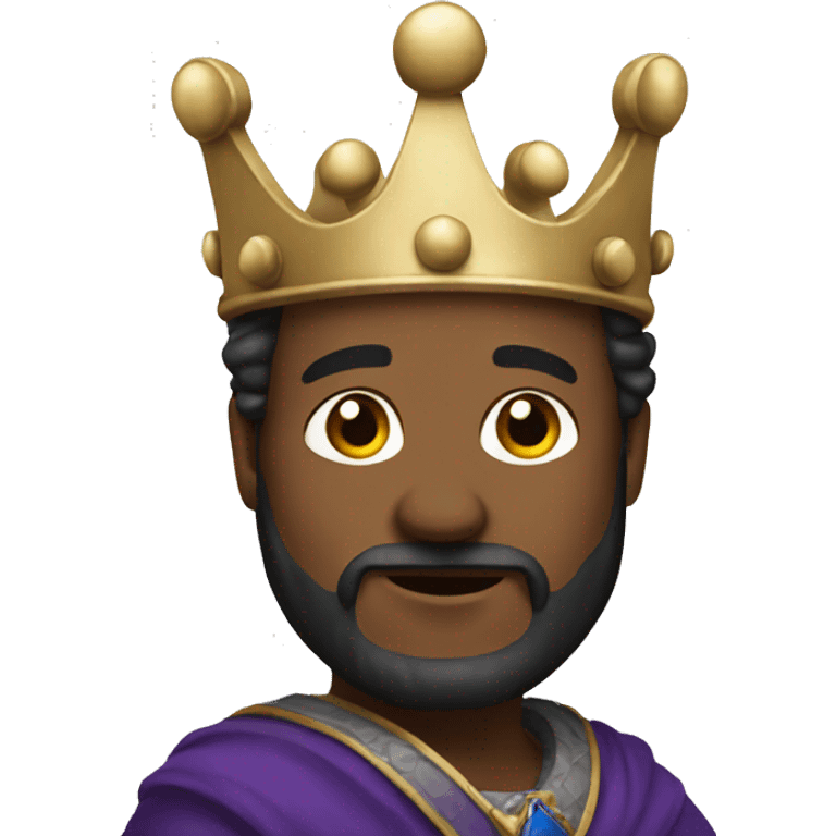 a king  emoji