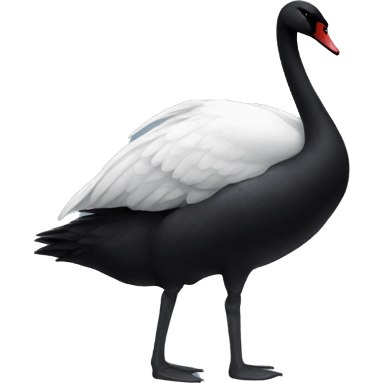 Black swan emoji