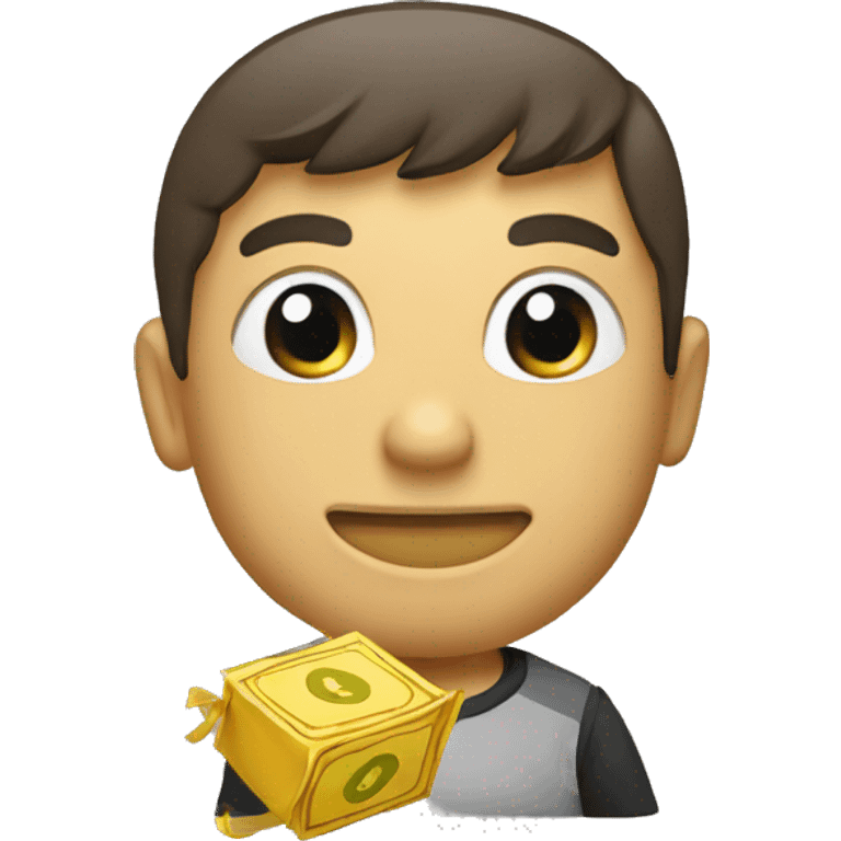 Ladron con un saco se dinero  emoji