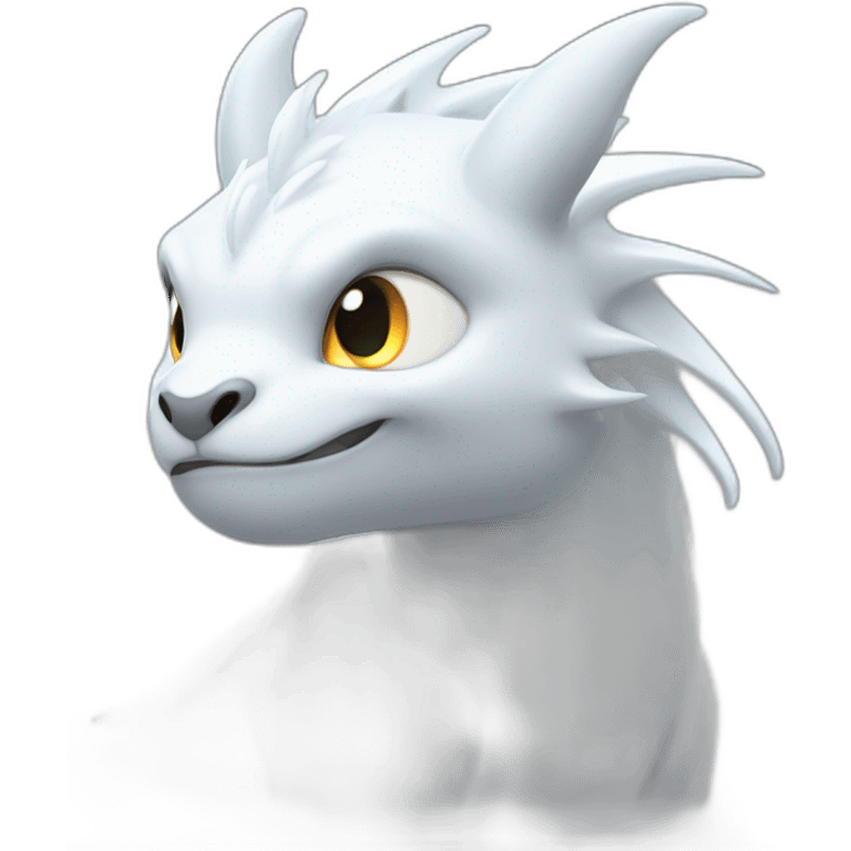 Lightfury dragon emoji