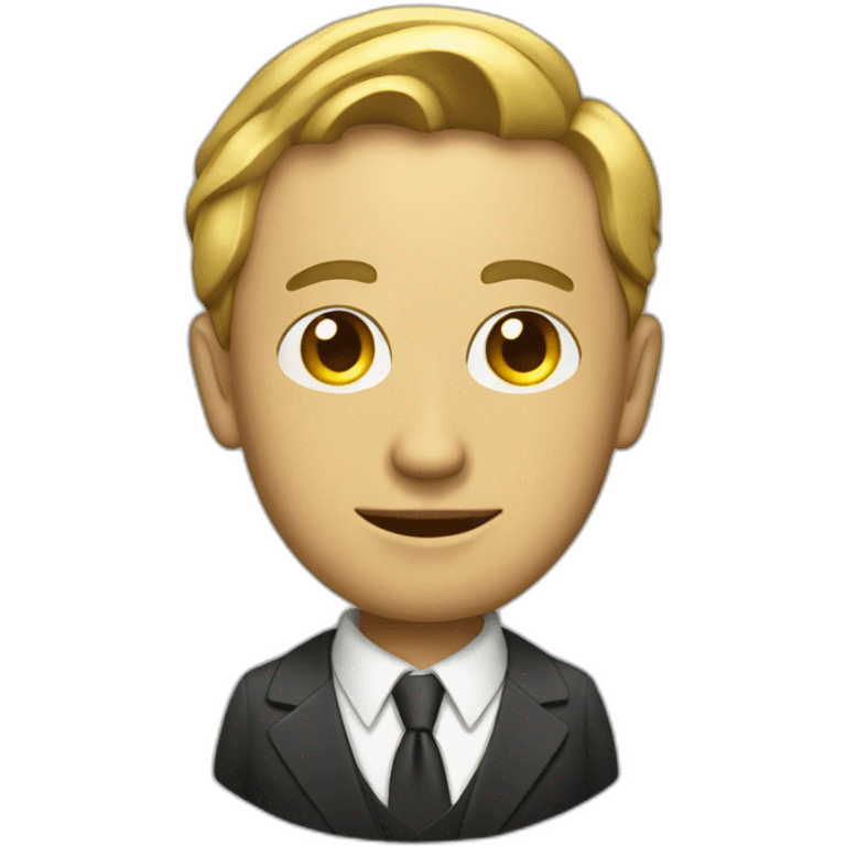 suited man with money emoji