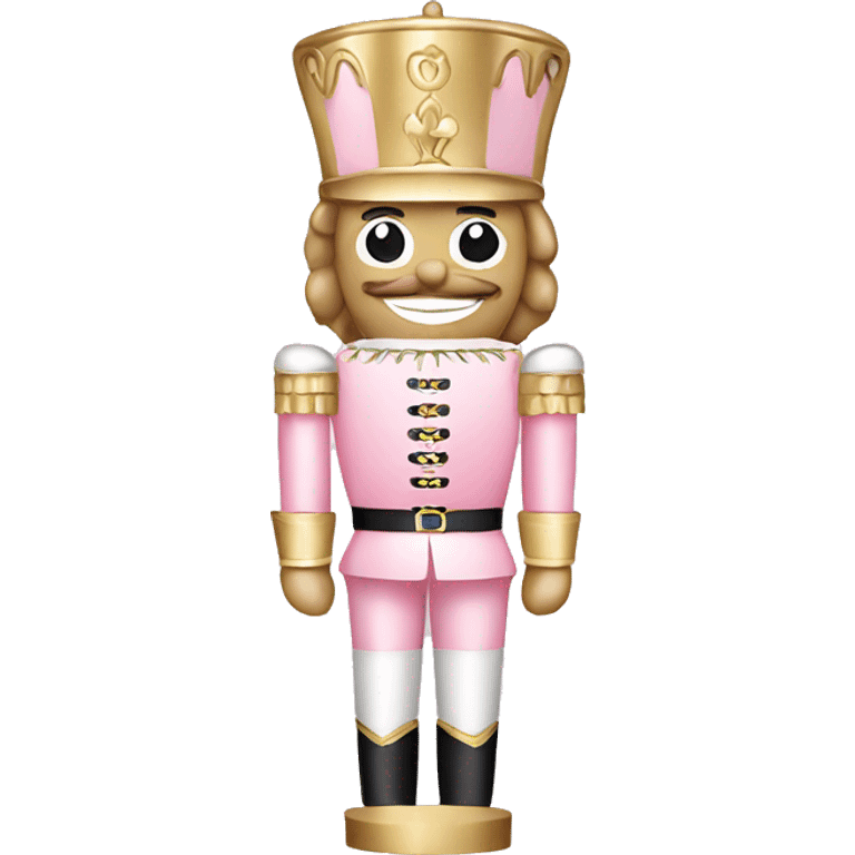 Light pink nutcracker emoji