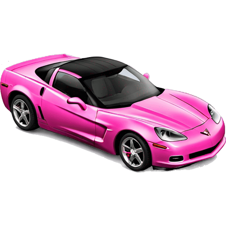 Pink c6 corvette emoji