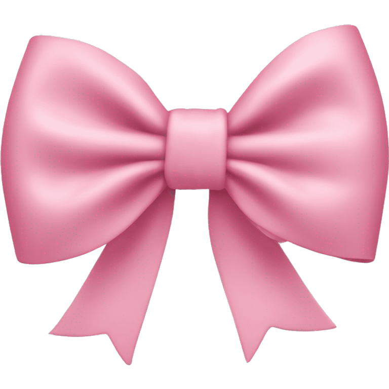 light pink bow on light pink bow emoji