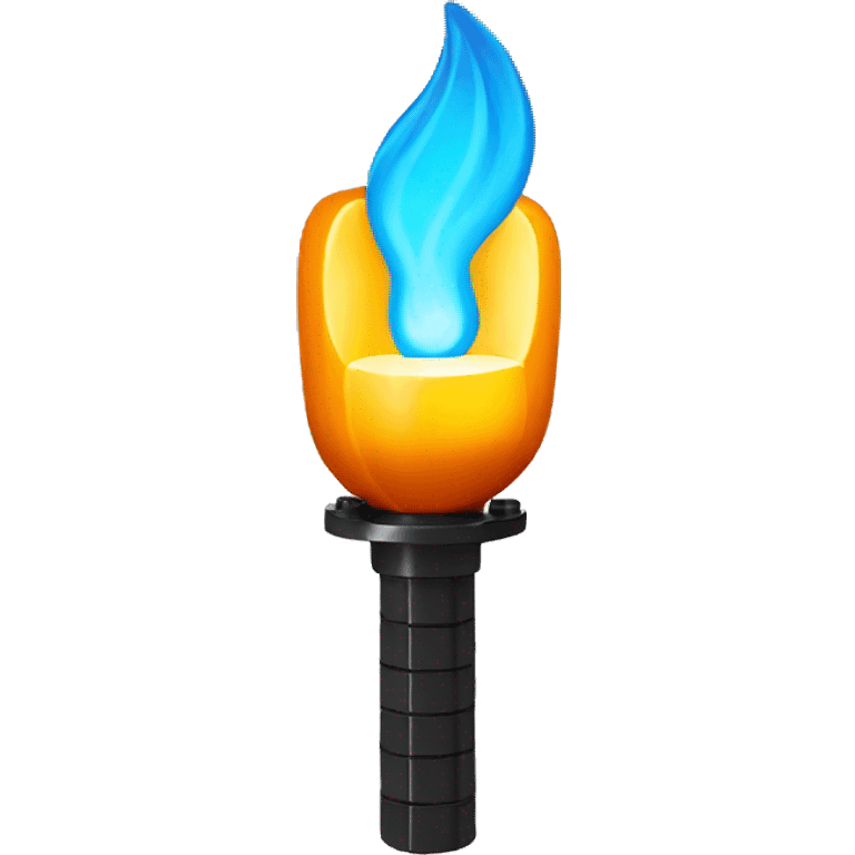 Lego style torch emoji