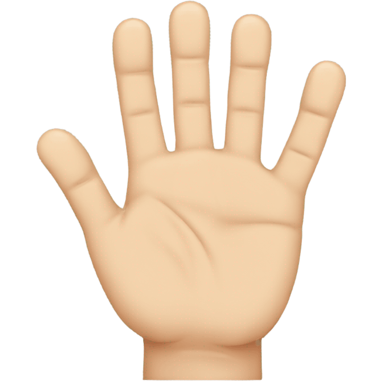 Hand with six fingers emoji