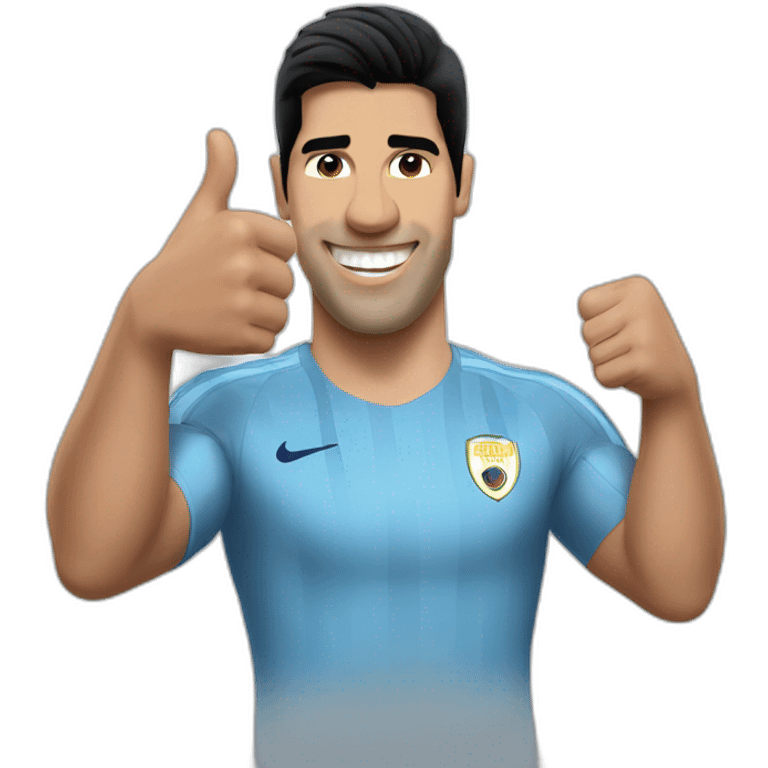 luis suarez thumbs up emoji