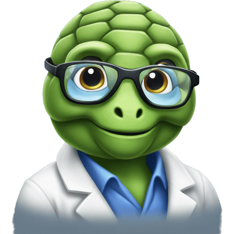 chemist tortoise emoji