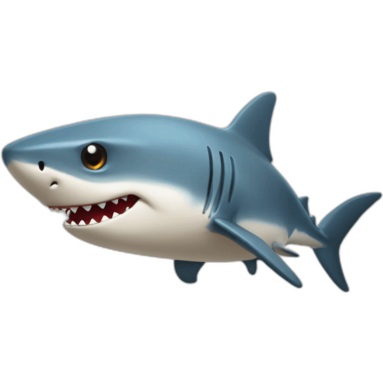 Requin avec une casquette  emoji