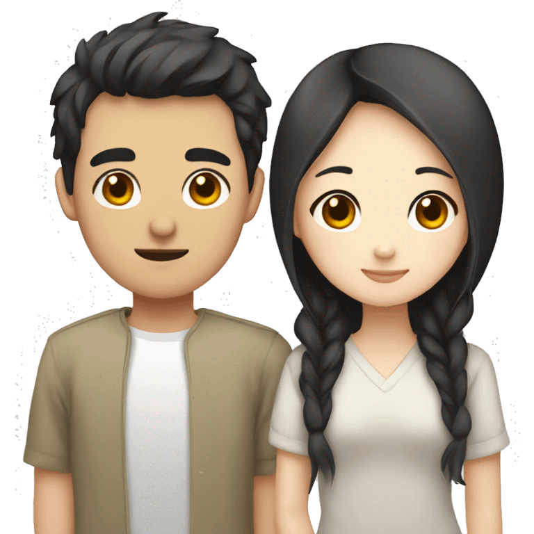 Vietnamese boyfriend and korean girlfriend emoji