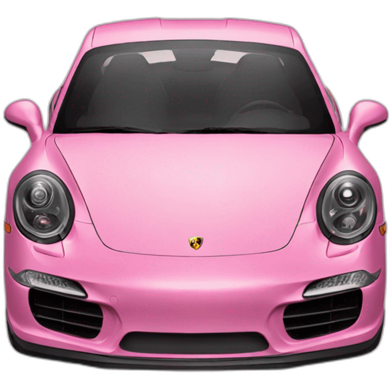 pink porshe emoji