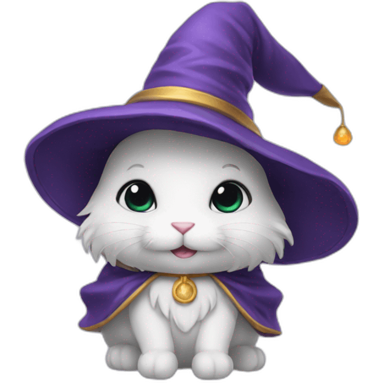 Wizard bunny emoji