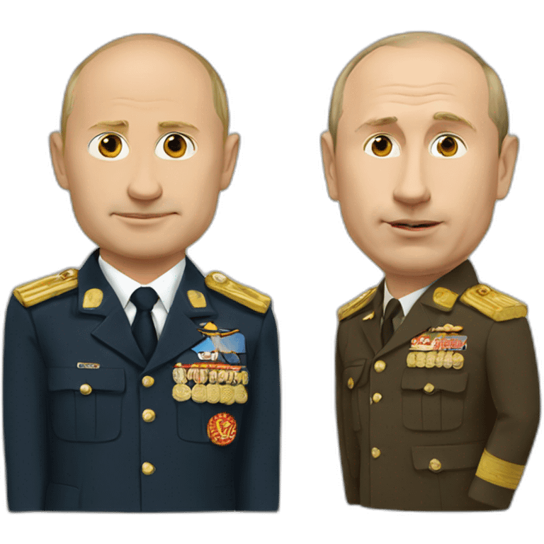 Putin and potato emoji