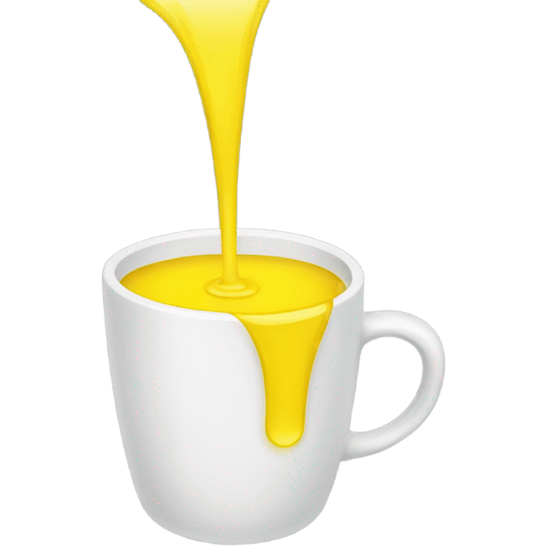 cup of yellow water emoji