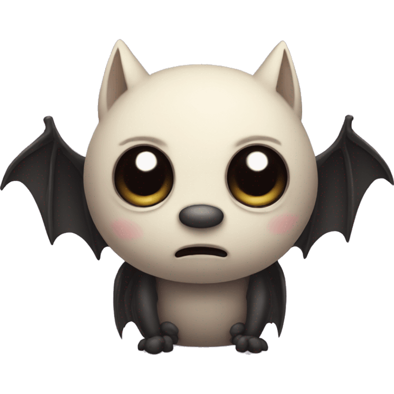 Sad bat emoji