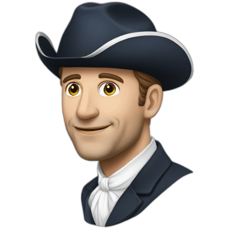 Macron bonnet d'âne emoji