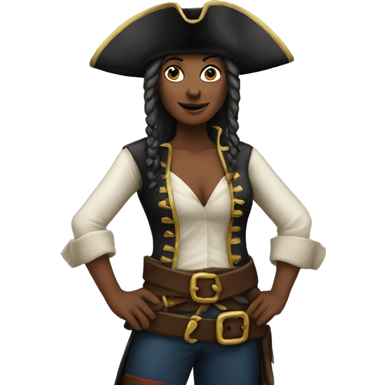 Female pirate  emoji