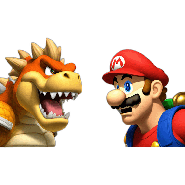 mario vs bowser emoji