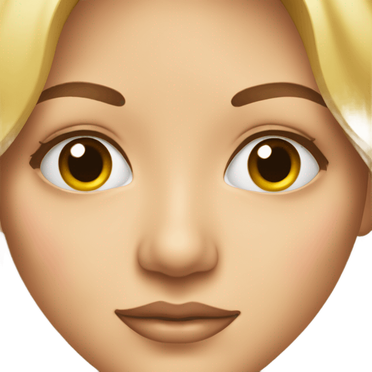 Under eye bags on a women emoji