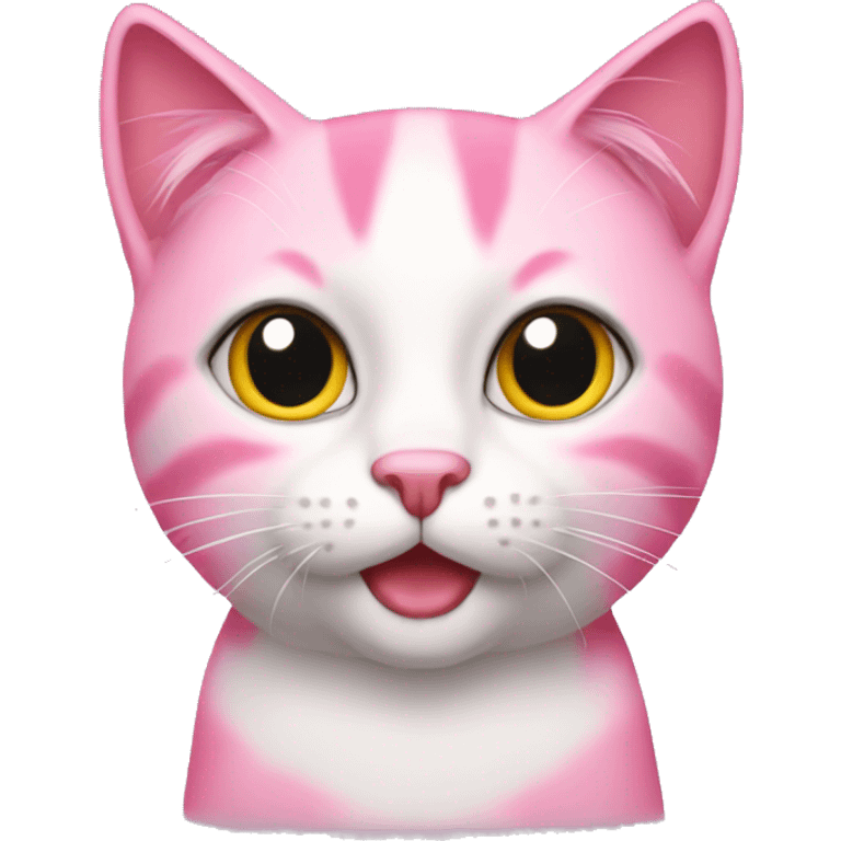 Pinke Katze emoji