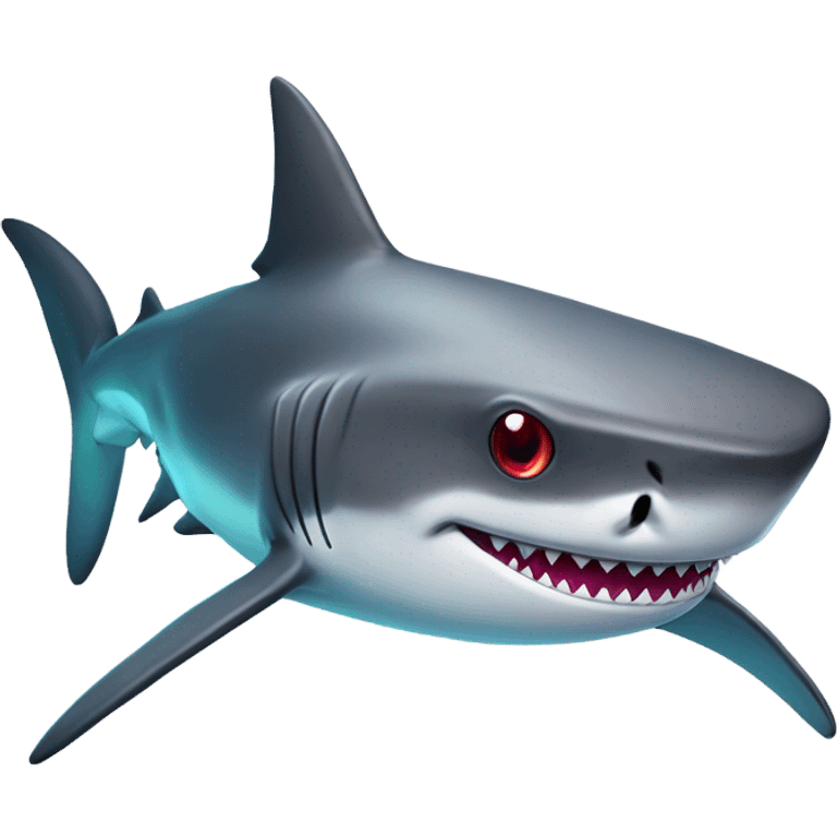 shark with goggles and flippers emoji