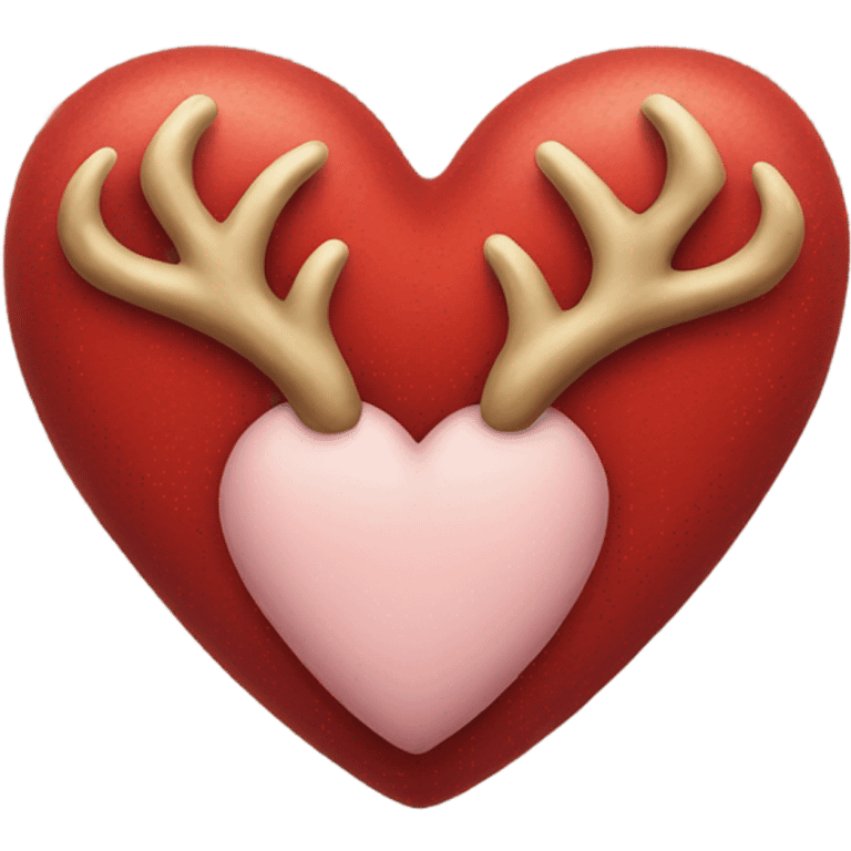 Heart with antlers emoji