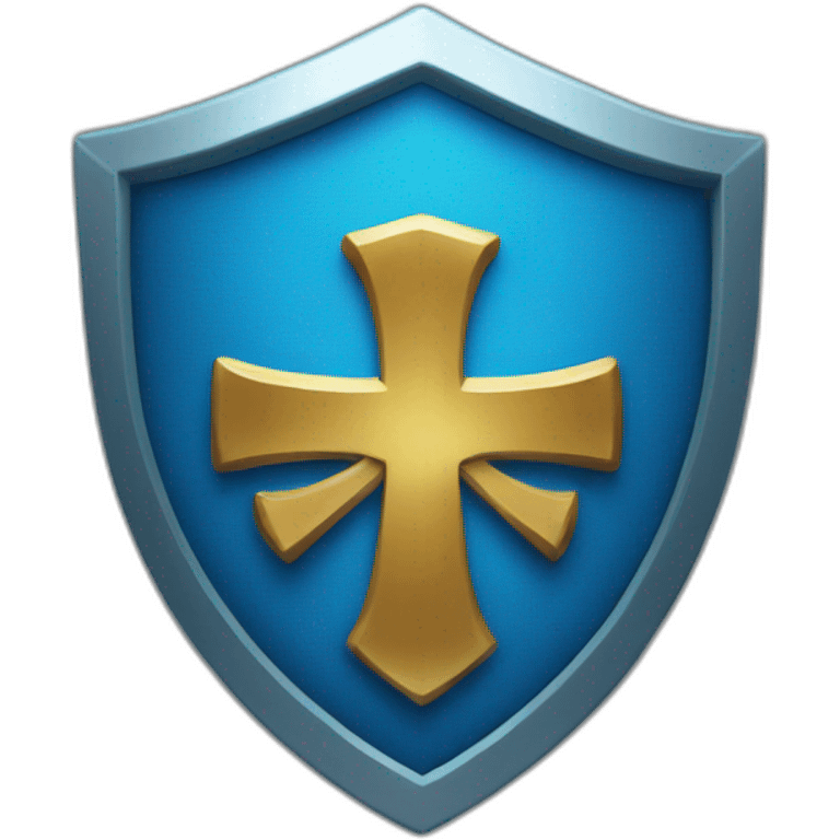 blue shield emoji