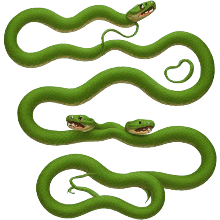 Four snake emoji