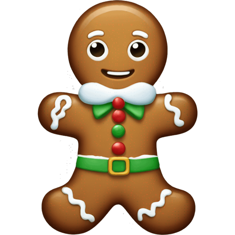 Christmas gingerbread  emoji