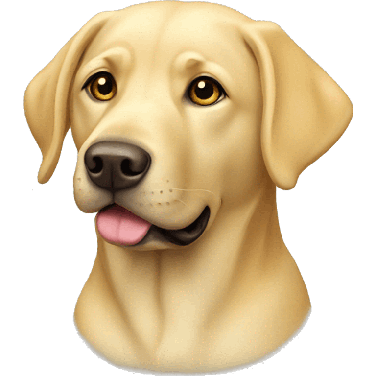 yellow Labrador  emoji