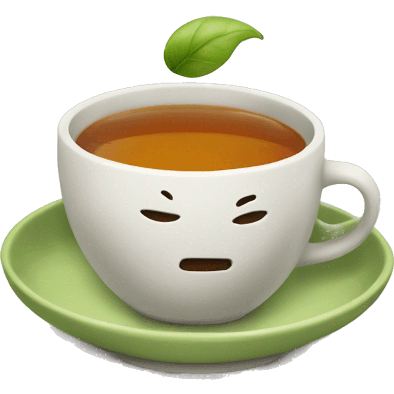 Apple tea emoji