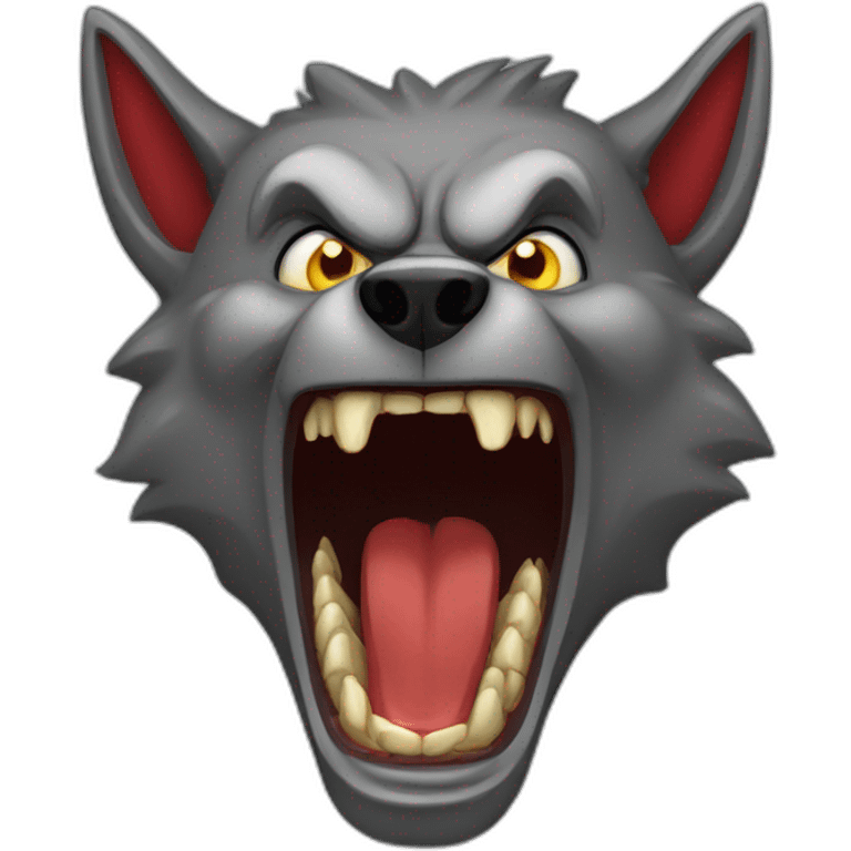 LOUP garou contre vampire emoji