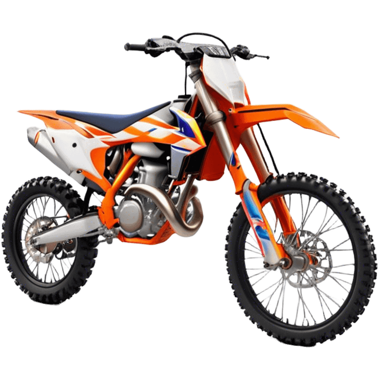 KTM Dirtbike - KTM 250 SX (Model Year: 2021) (Iconic colour: Orange) emoji