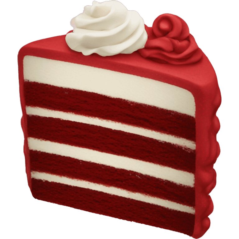 red velvet cake emoji